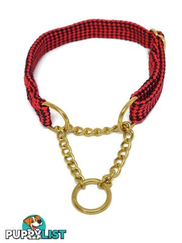Martingale Dog Collars No Stitching Tough Yarnix - YNXCOLMARXXL20HBLK