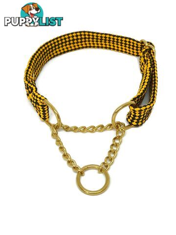 Martingale Dog Collars No Stitching Tough Yarnix - YNXCOLMARXXL20HBLK