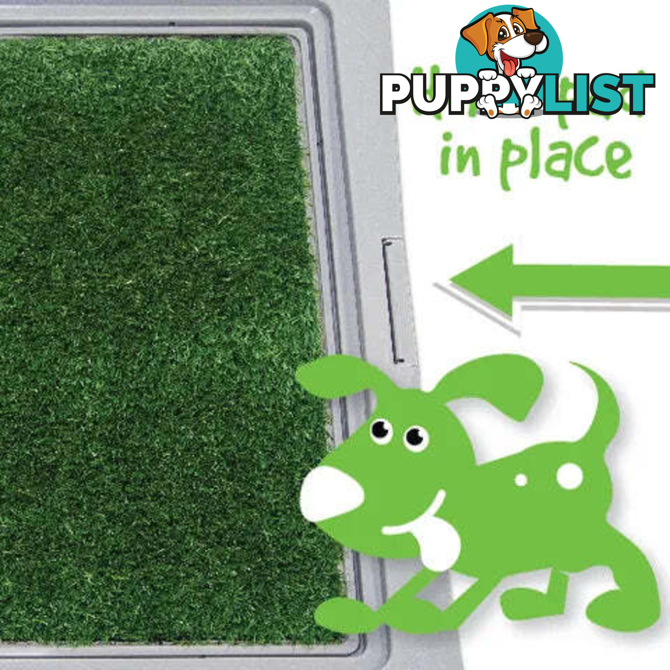 TRAINING PAD HOLDER WITH GRASS - BAINBRIDGE - BB-A7281