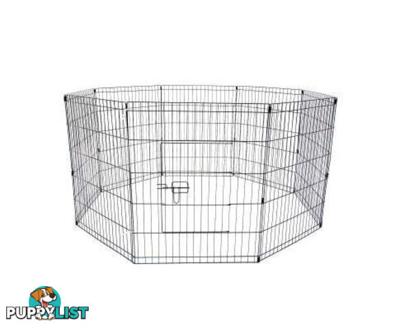 Paw Mate Pet Playpen 8 Panel Foldable Dog Exercise Enclosure Fence Cage - V274-PET-PP42