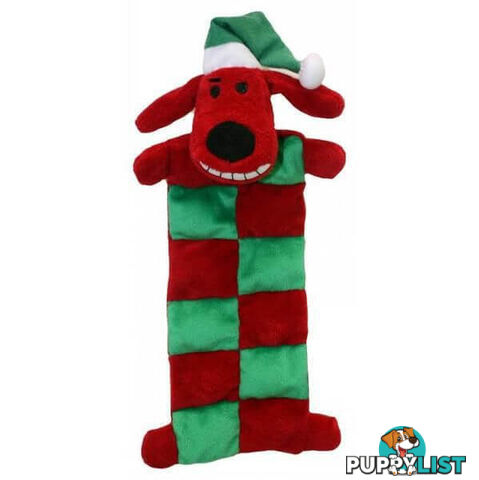 Christmas Loofa Dog Squeaker Mat - 33cm - PPP93-17904