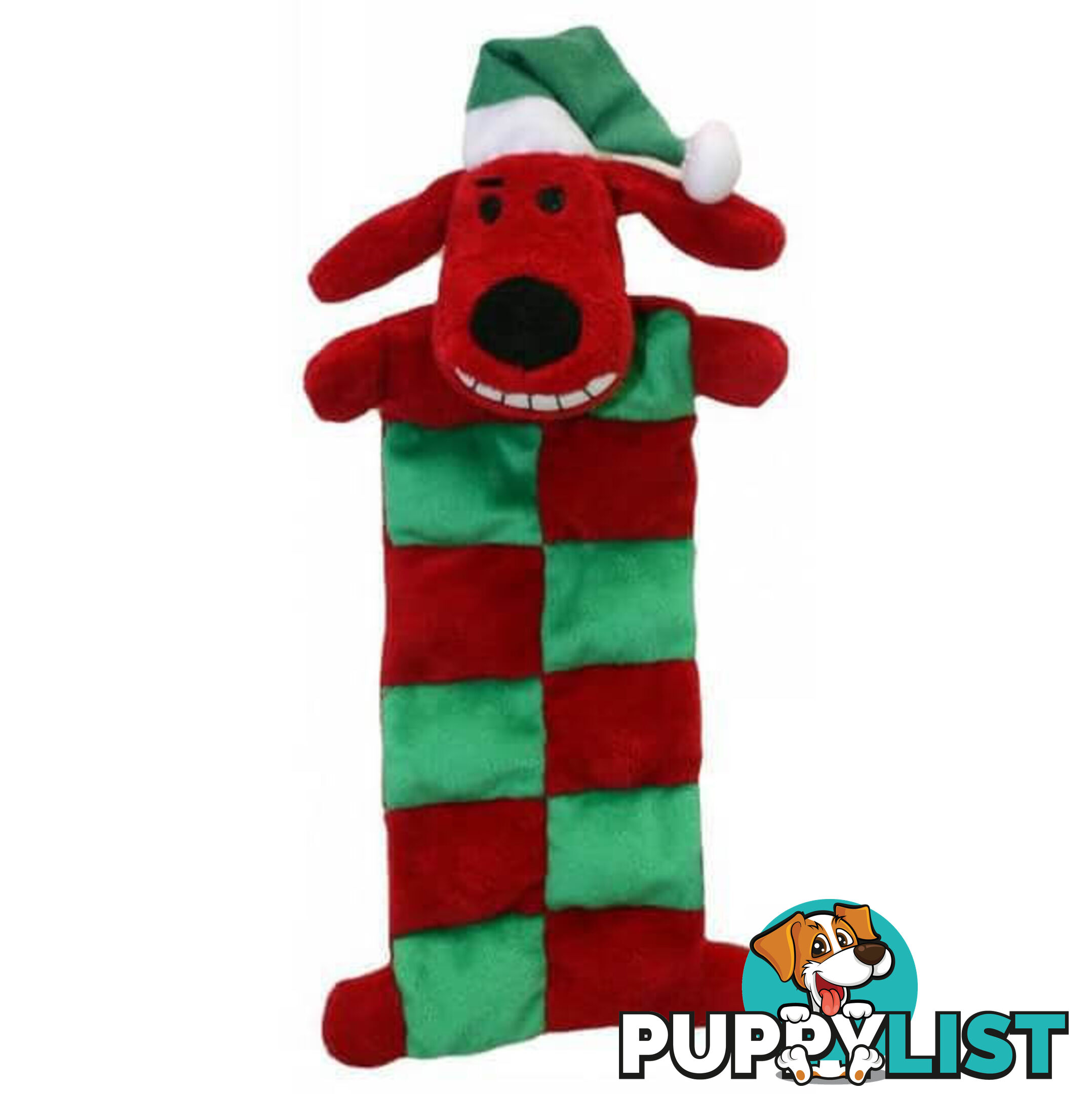 Christmas Loofa Dog Squeaker Mat - 33cm - PPP93-17904