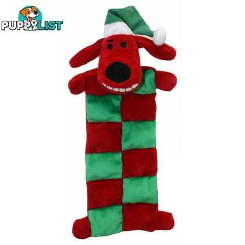 Christmas Loofa Dog Squeaker Mat - 33cm - PPP93-17904