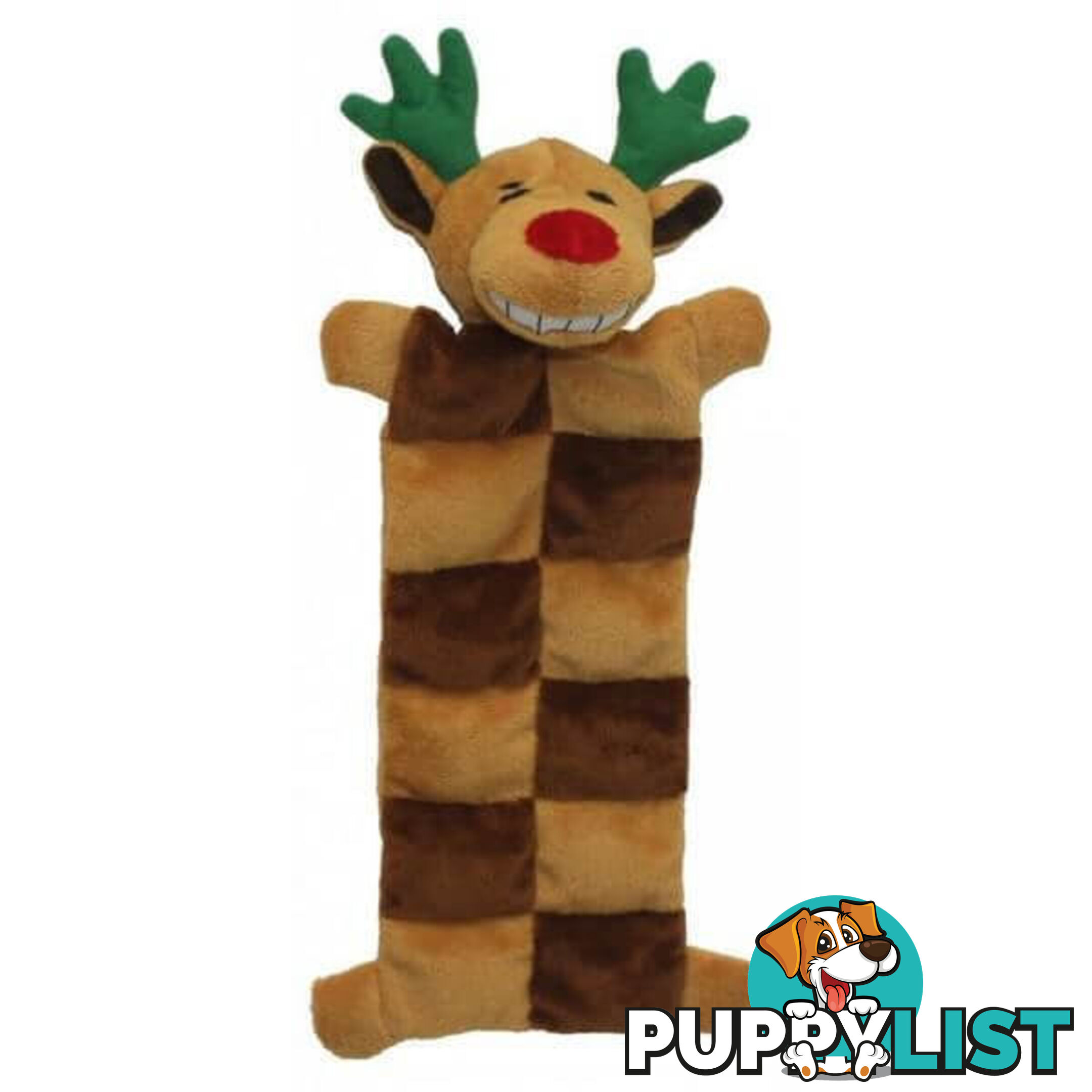 Christmas Loofa Dog Squeaker Mat - 33cm - PPP93-17904