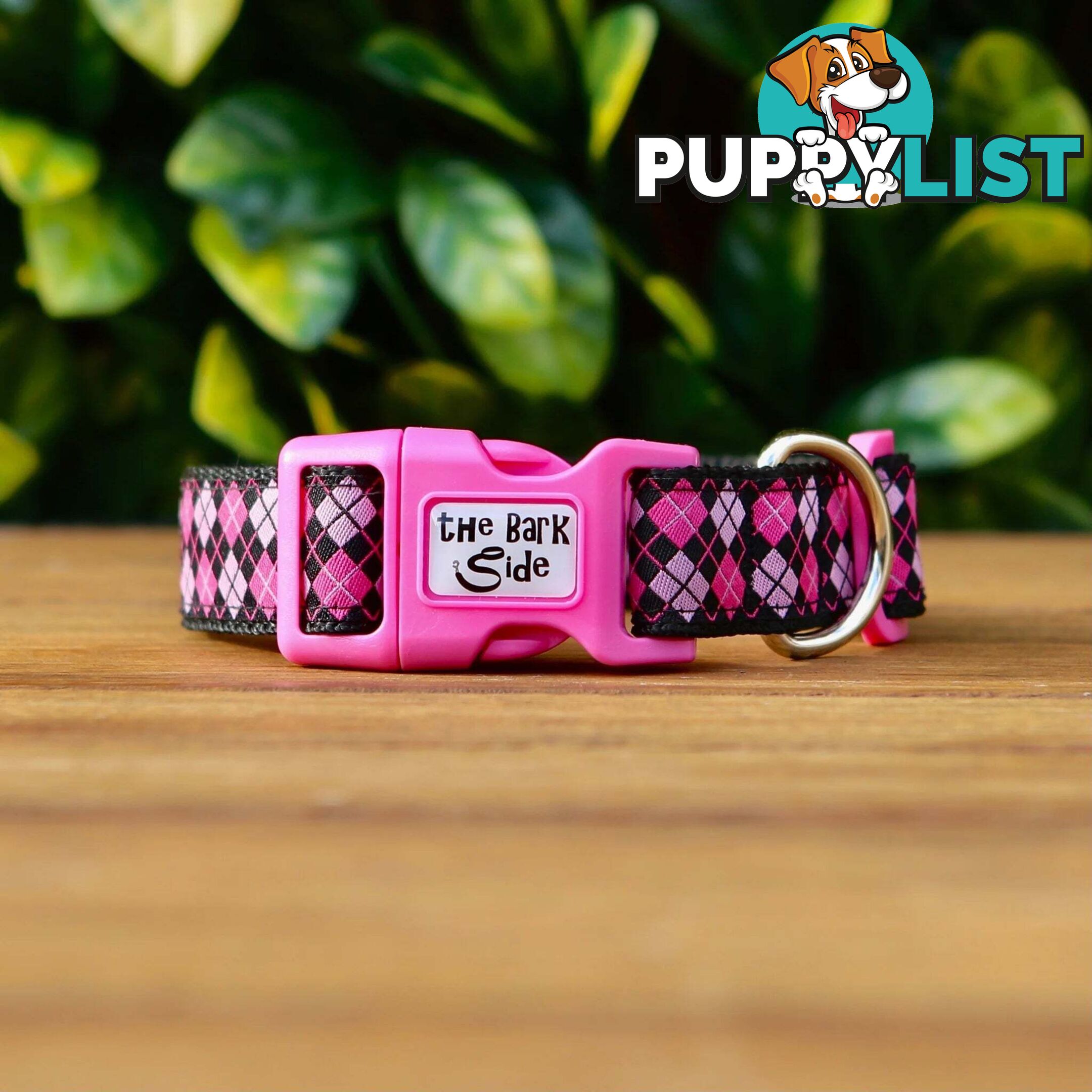Tartan Dog Collar / XS - L - Hand Made by The Bark Side - TBSTARSMLGRN