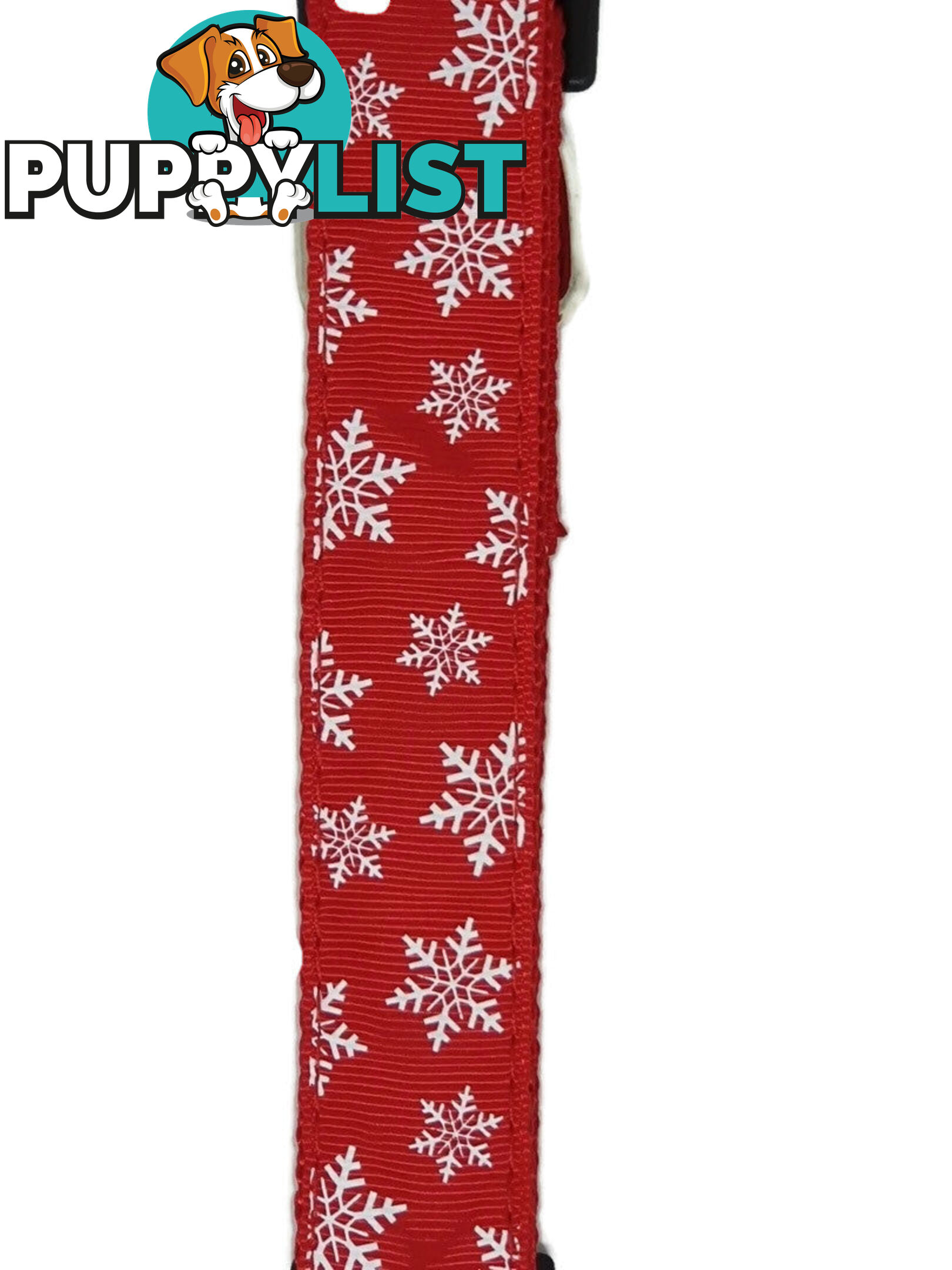 Christmas Dog Collars Adjustable - Moondidley Pets - MDPCOLXMALGRNSNO