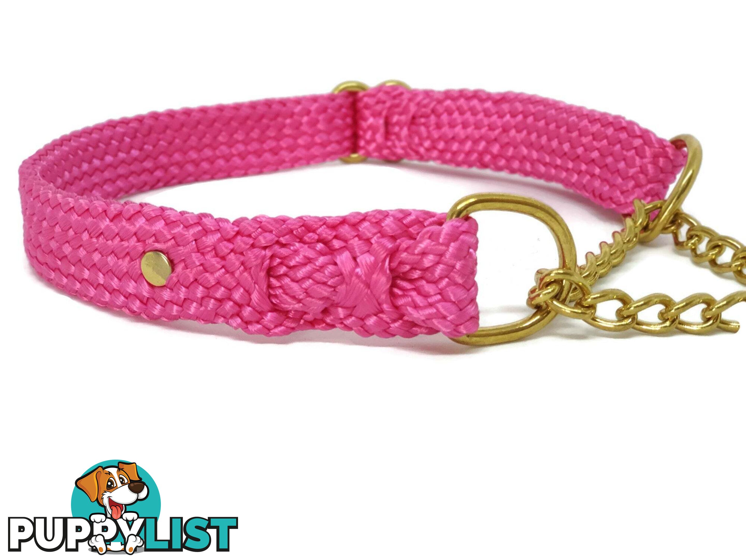 Martingale Dog Collars No Stitching Tough Yarnix - YNXCOLMARXL20HYELBLK