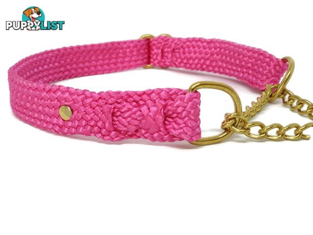 Martingale Dog Collars No Stitching Tough Yarnix - YNXCOLMARXL20HYELBLK