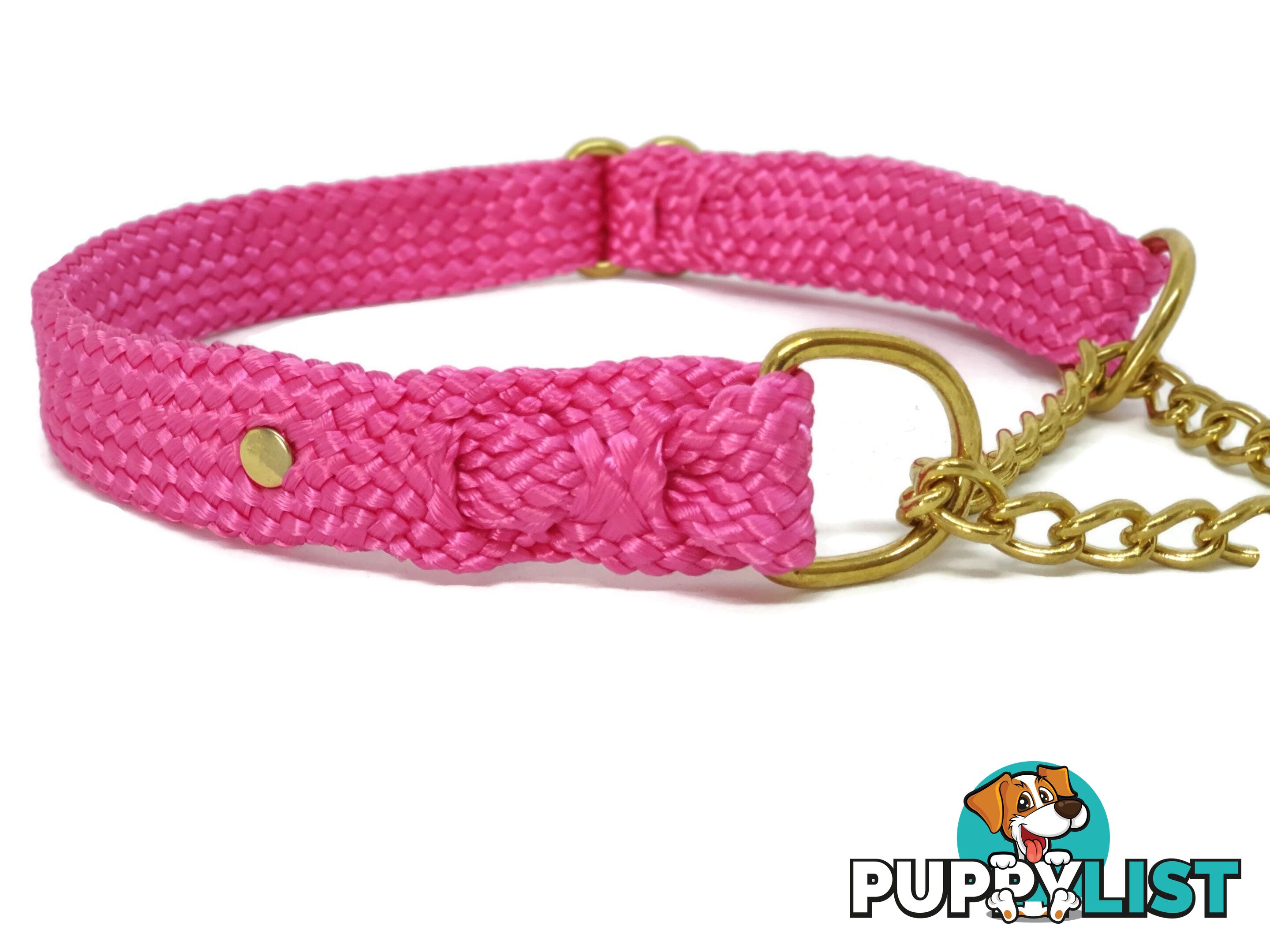 Martingale Dog Collars No Stitching Tough Yarnix - YNXCOLMARXL20HYELBLK