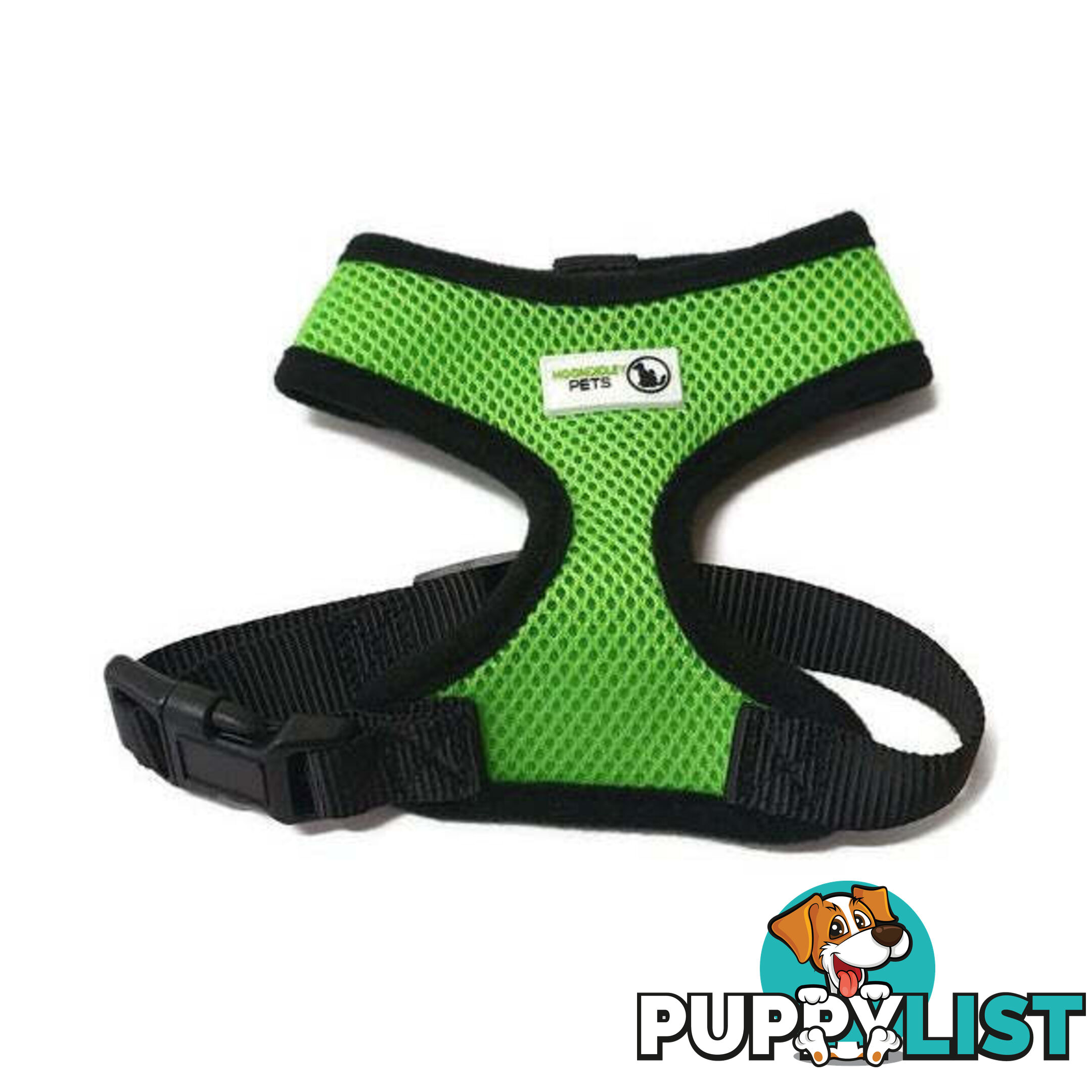 Pet Harness Soft Air Mesh Padded Adjustable  - Moondidley Pets - MDPHARMESMPNK
