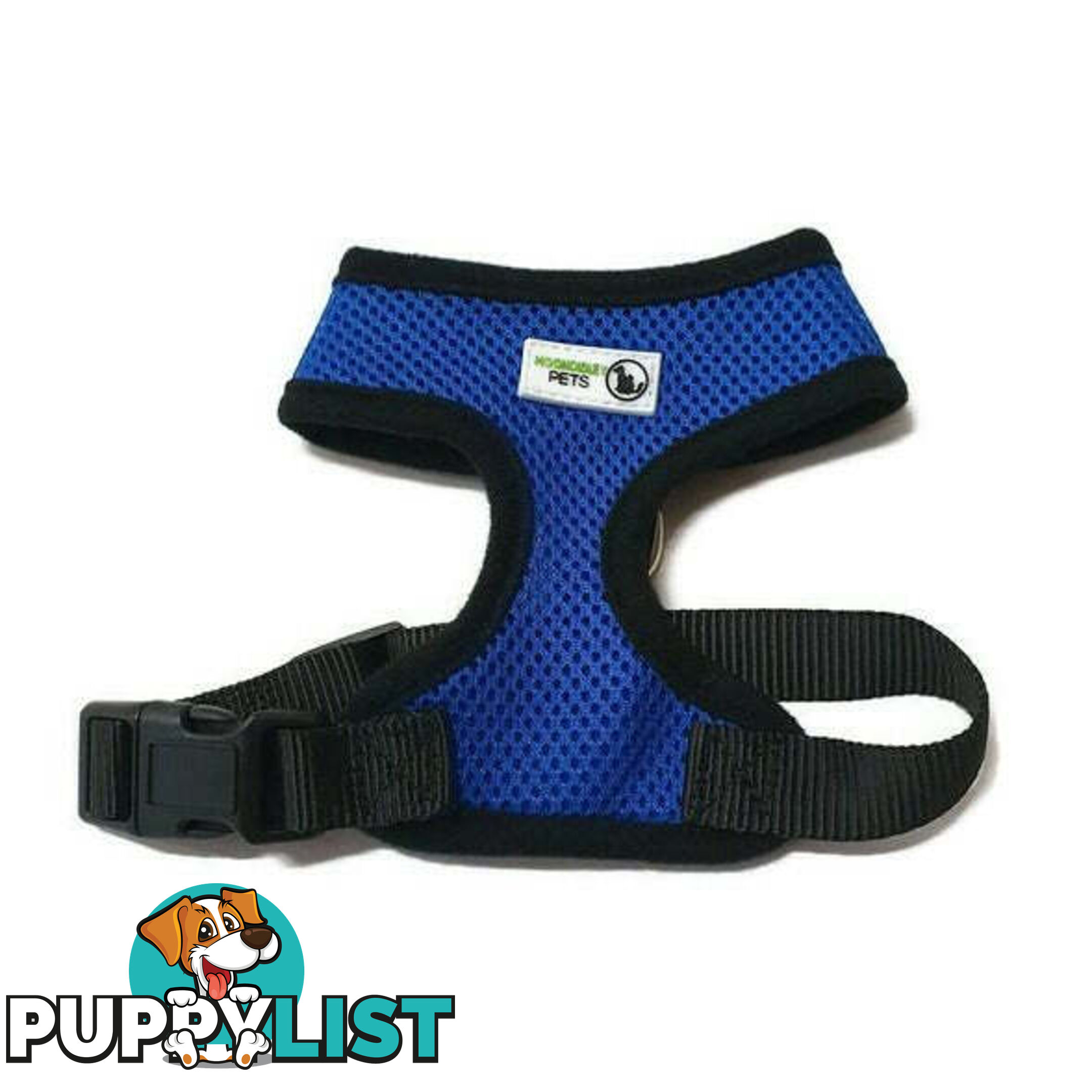 Pet Harness Soft Air Mesh Padded Adjustable  - Moondidley Pets - MDPHARMESMPNK