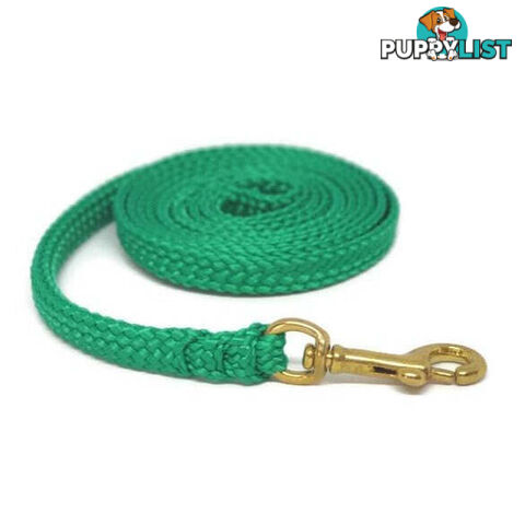 1.8m to 10m Long Dog Lead No Stitching Tough Yarnix 10mm Wide - YNXLD10-10-BL-SS