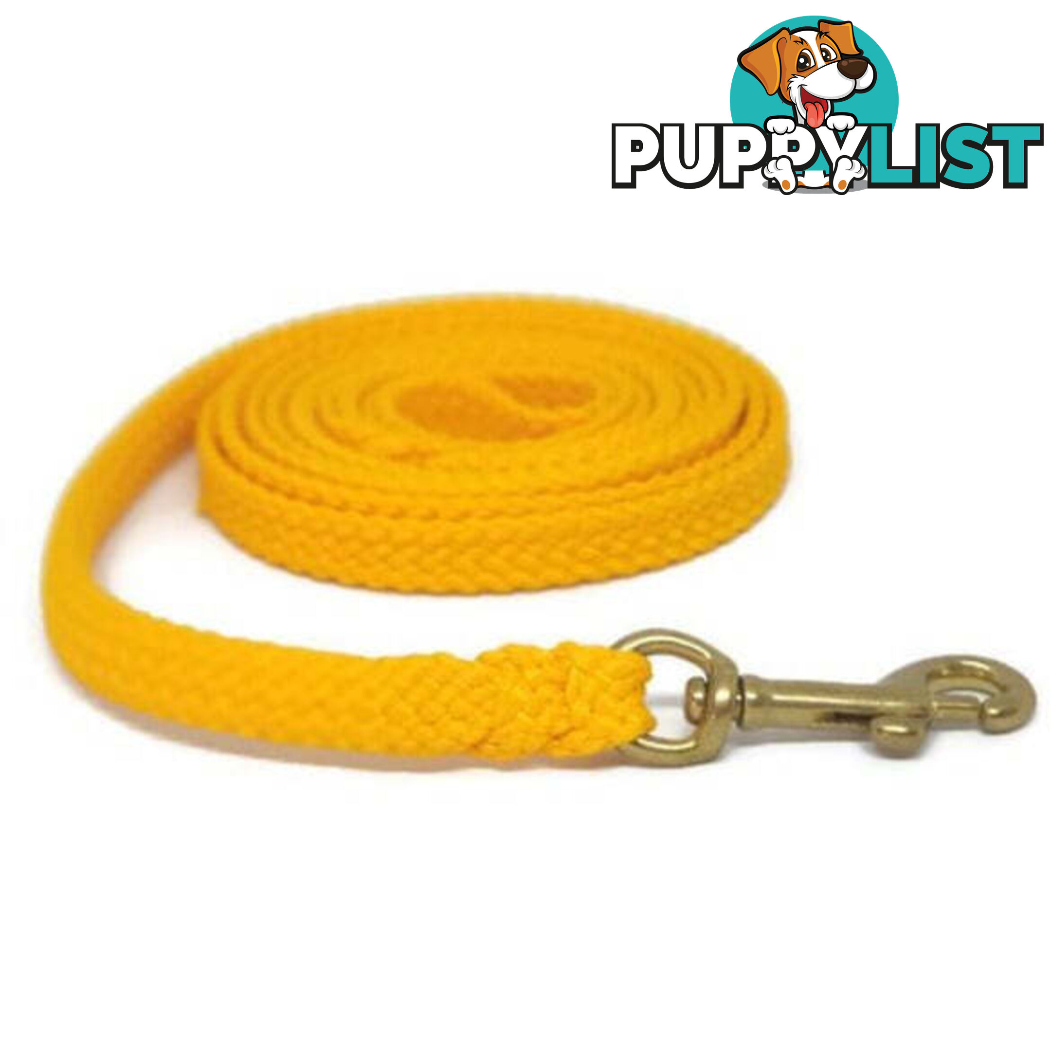 1.8m to 10m Long Dog Lead No Stitching Tough Yarnix 10mm Wide - YNXLD10-10-BL-SS