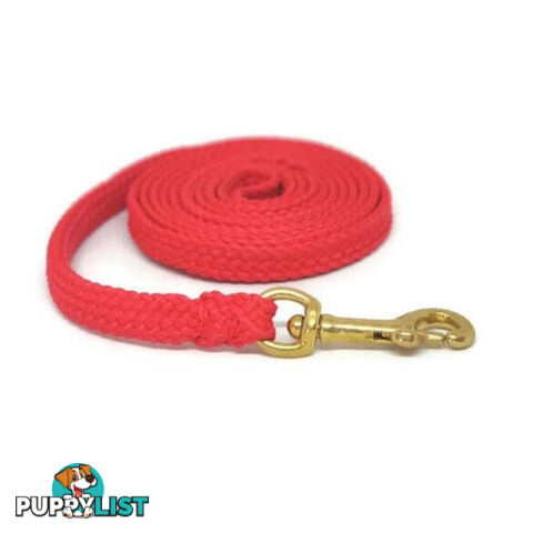 1.8m to 10m Long Dog Lead No Stitching Tough Yarnix 10mm Wide - YNXLD10-10-BL-SS