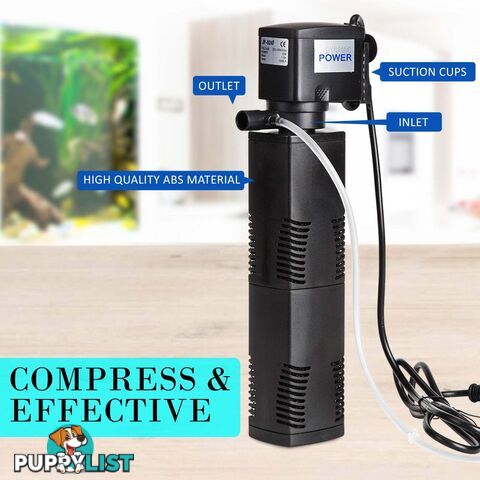 Aquarium Submersible Filter Pond Pump 1200L/H 22W 1.6m - V274-AQ-JP024F-22