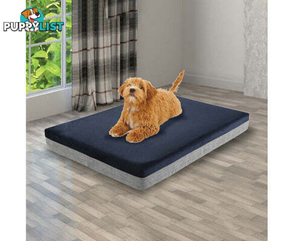 Memory Foam Dog Bed 12CM Thick Large Orthopedic Dog Pet Beds Waterproof Big - V63-826451