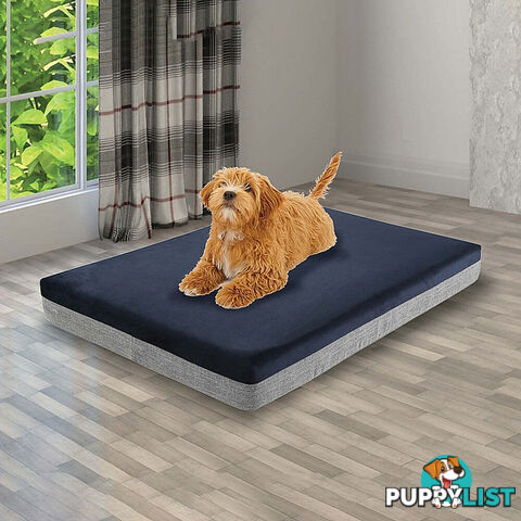 Memory Foam Dog Bed 12CM Thick Large Orthopedic Dog Pet Beds Waterproof Big - V63-826451