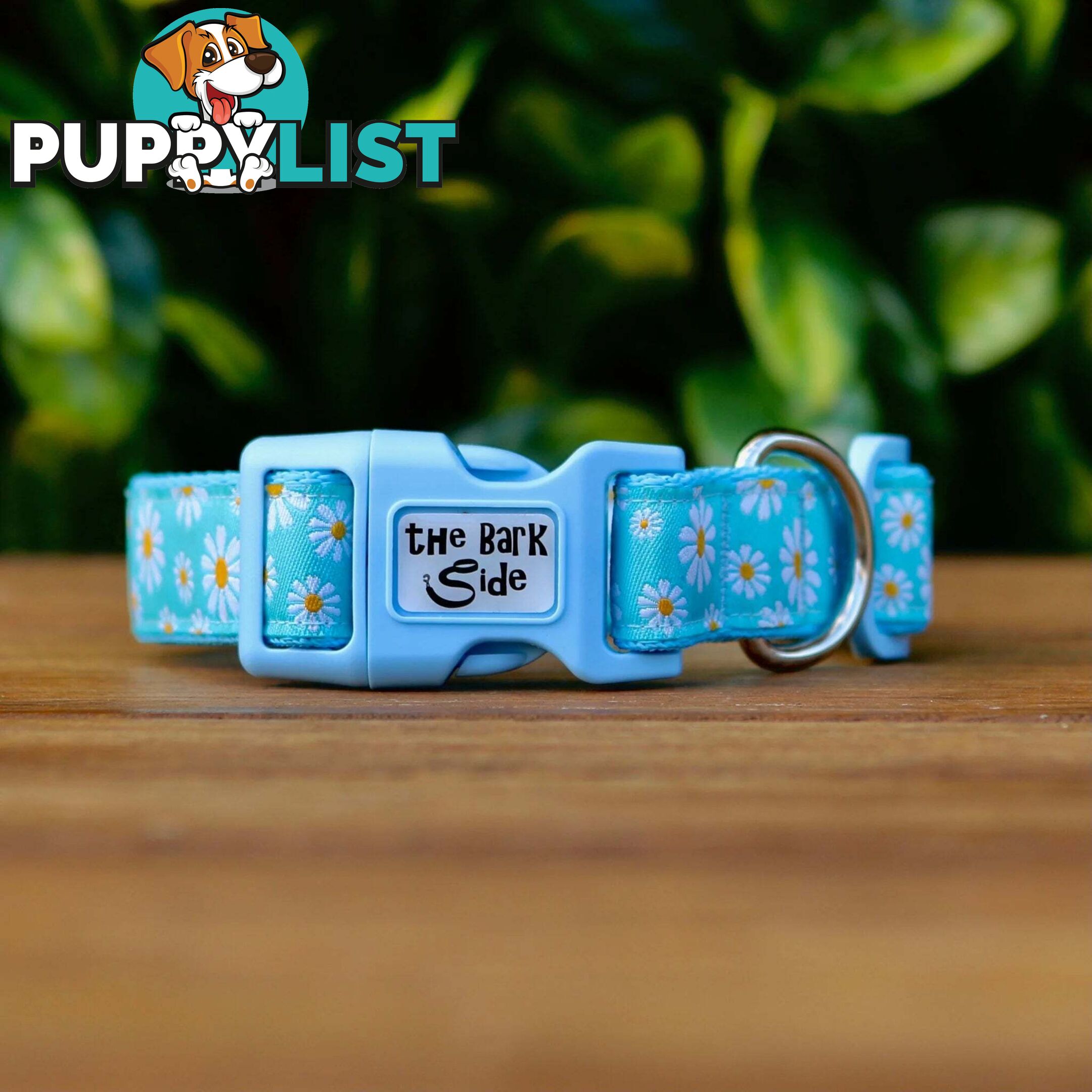 Daisy Dog Collar -  Hand Made by The Bark Side - TBSDAILPNK