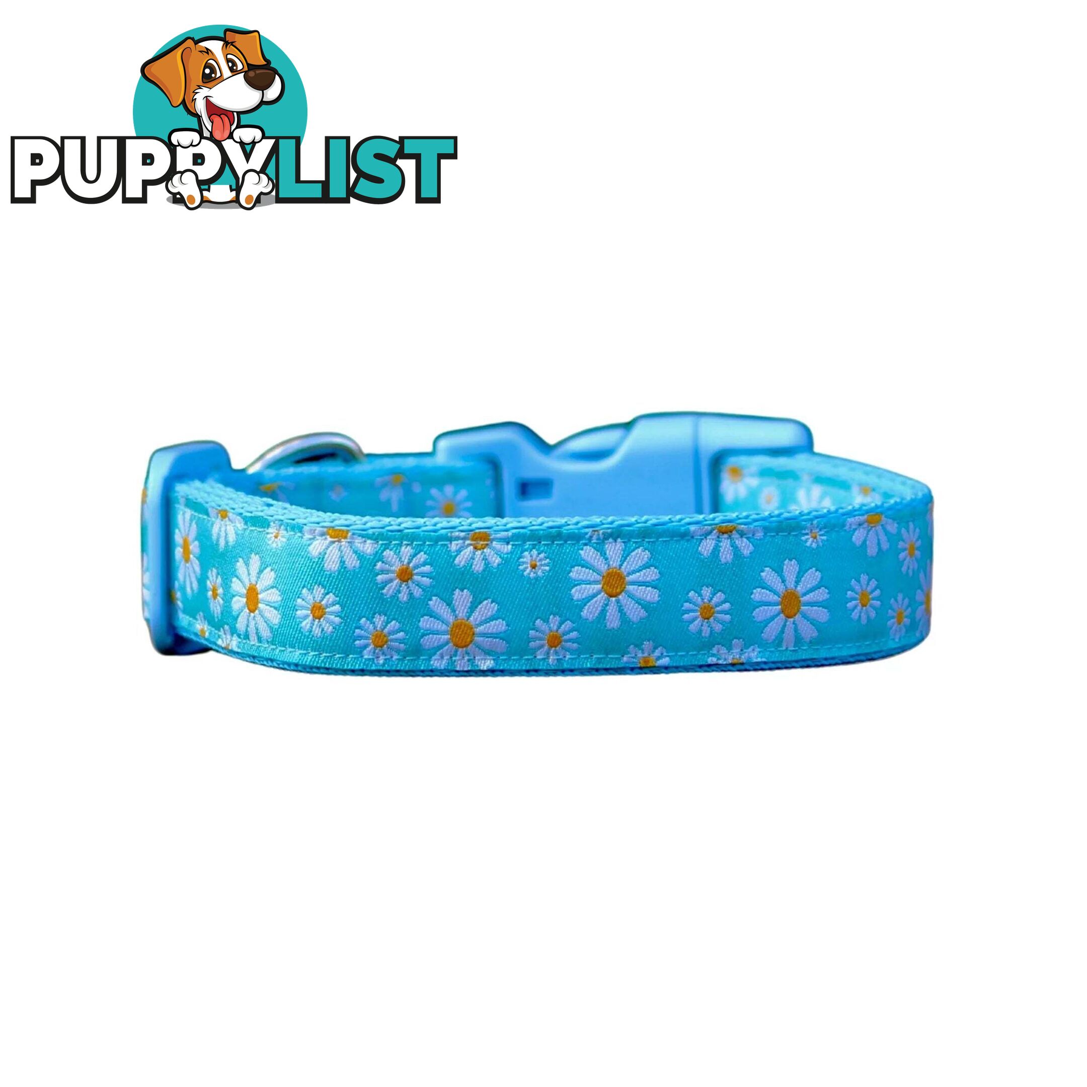 Daisy Dog Collar -  Hand Made by The Bark Side - TBSDAILPNK