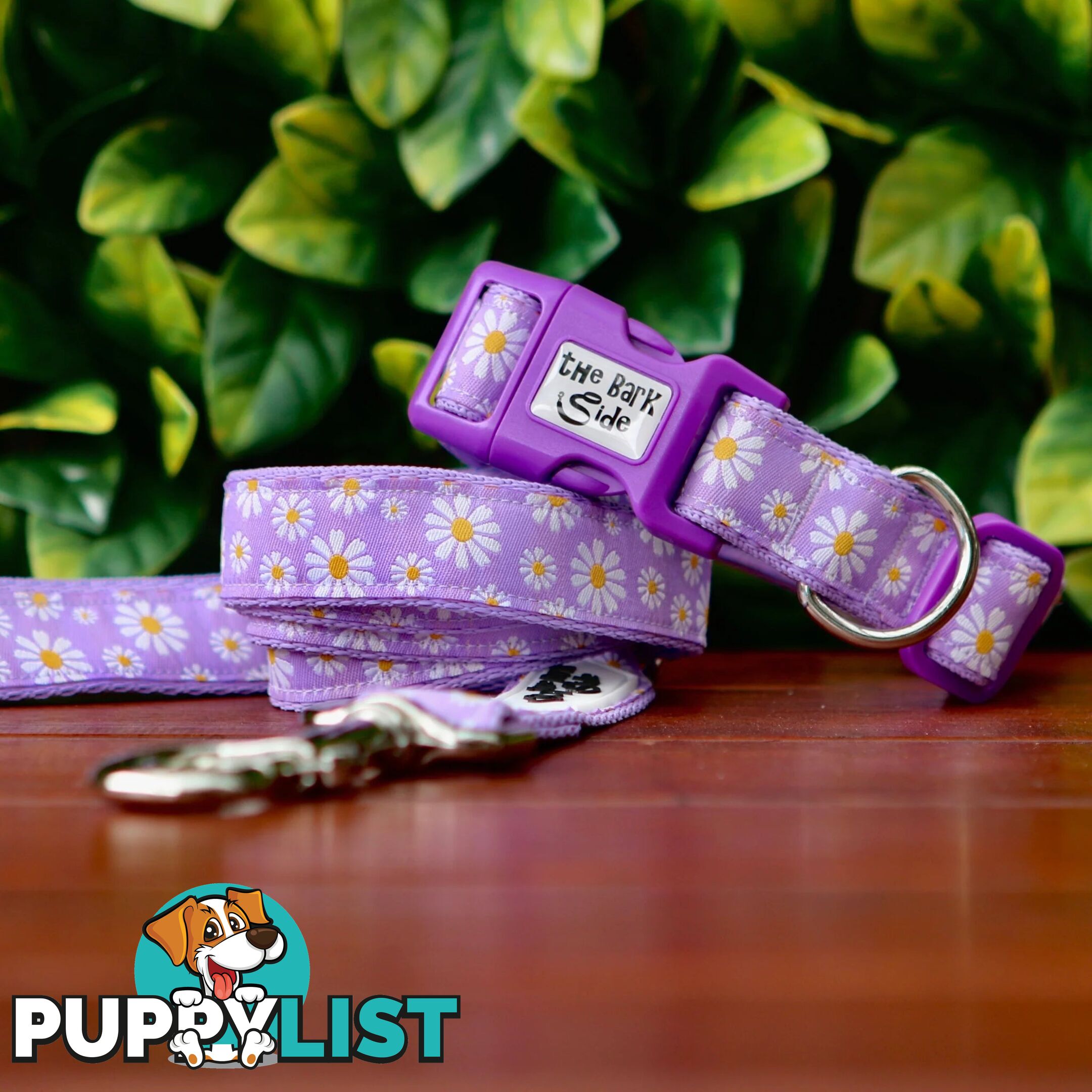 Daisy Dog Collar -  Hand Made by The Bark Side - TBSDAILPNK