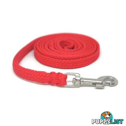 1.8m to 10m Long Dog Lead No Stitching Tough Yarnix 10mm Wide - YNXLD10-5-GRN-BR