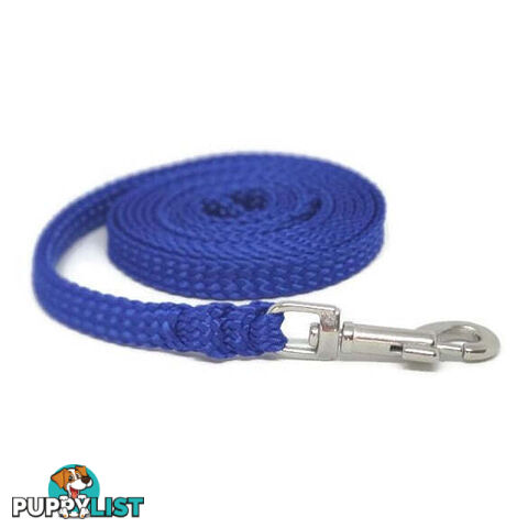 1.8m to 10m Long Dog Lead No Stitching Tough Yarnix 10mm Wide - YNXLD10-5-GRN-BR
