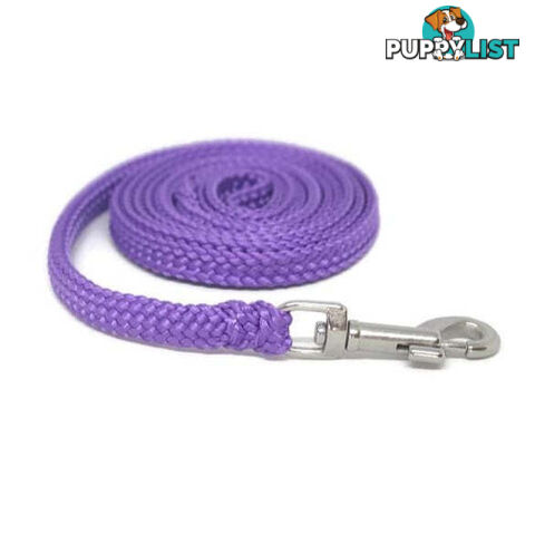 1.8m to 10m Long Dog Lead No Stitching Tough Yarnix 10mm Wide - YNXLD10-5-GRN-BR
