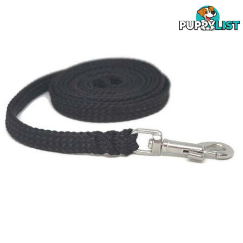 1.8m to 10m Long Dog Lead No Stitching Tough Yarnix 10mm Wide - YNXLD10-5-GRN-BR