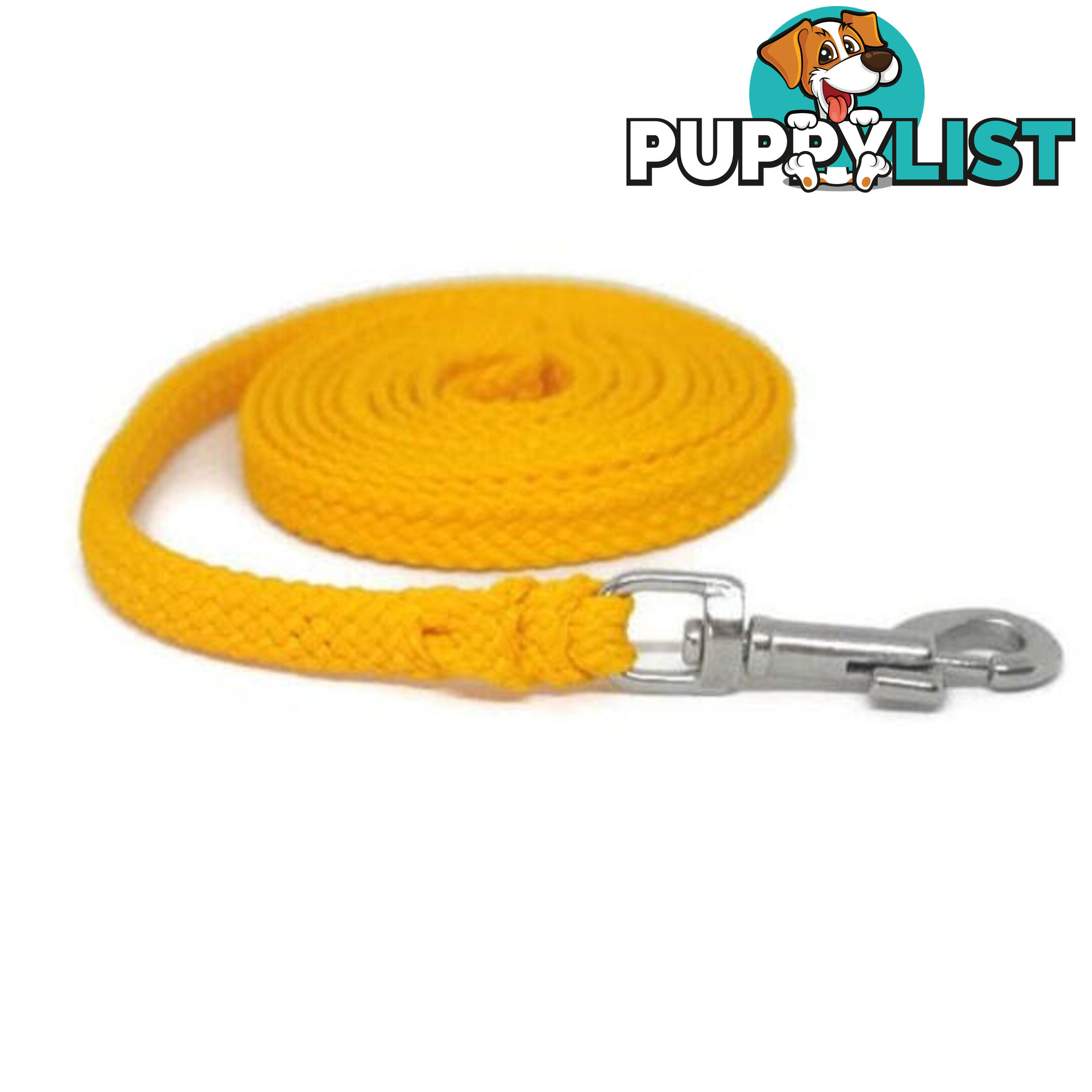 1.8m to 10m Long Dog Lead No Stitching Tough Yarnix 10mm Wide - YNXLD10-5-GRN-BR