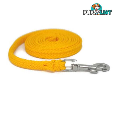 1.8m to 10m Long Dog Lead No Stitching Tough Yarnix 10mm Wide - YNXLD10-5-GRN-BR