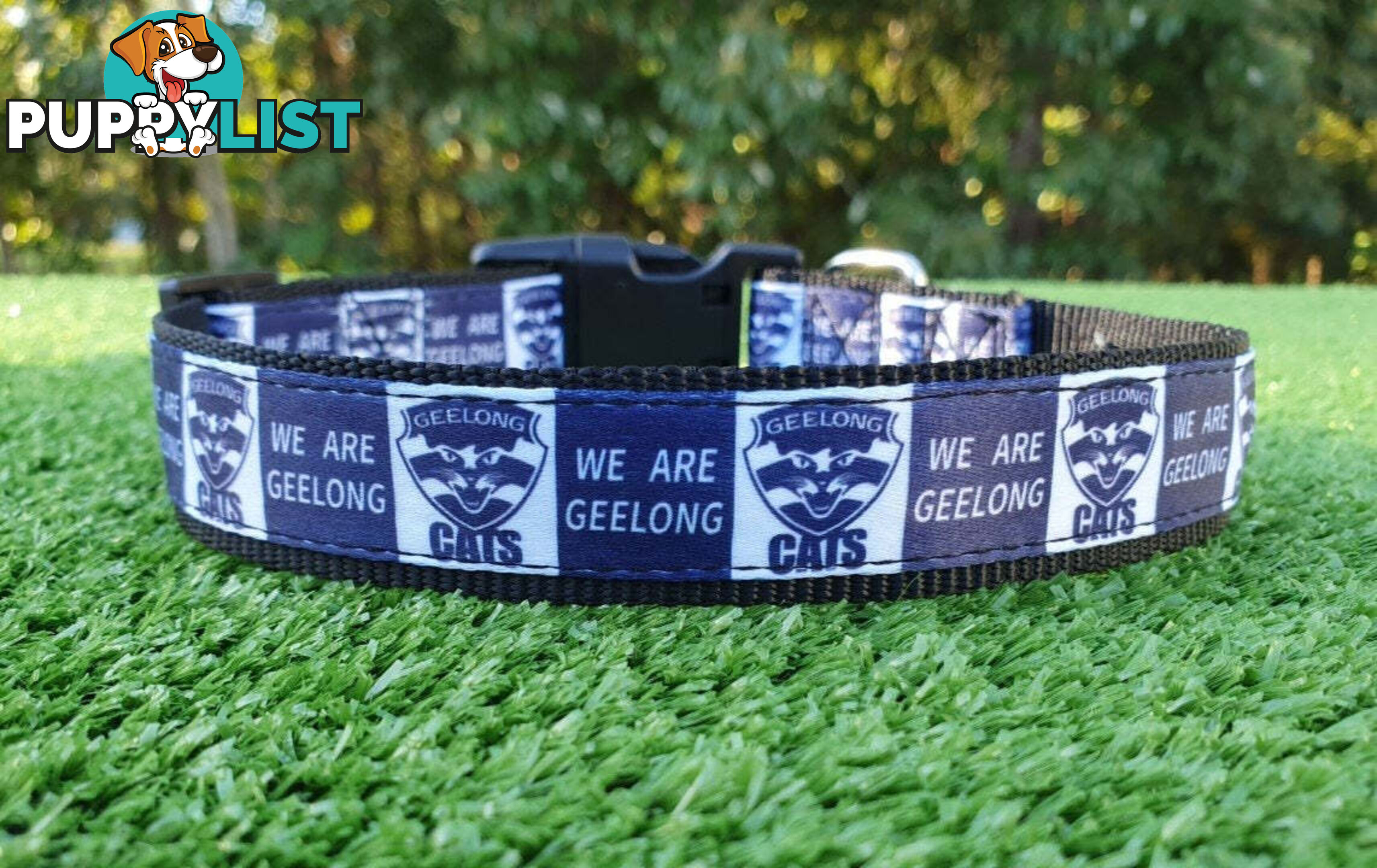 AFL Dog Collars, Footy - Aussie Rules - Moondidley Pets - MDPCOLAFLMFD