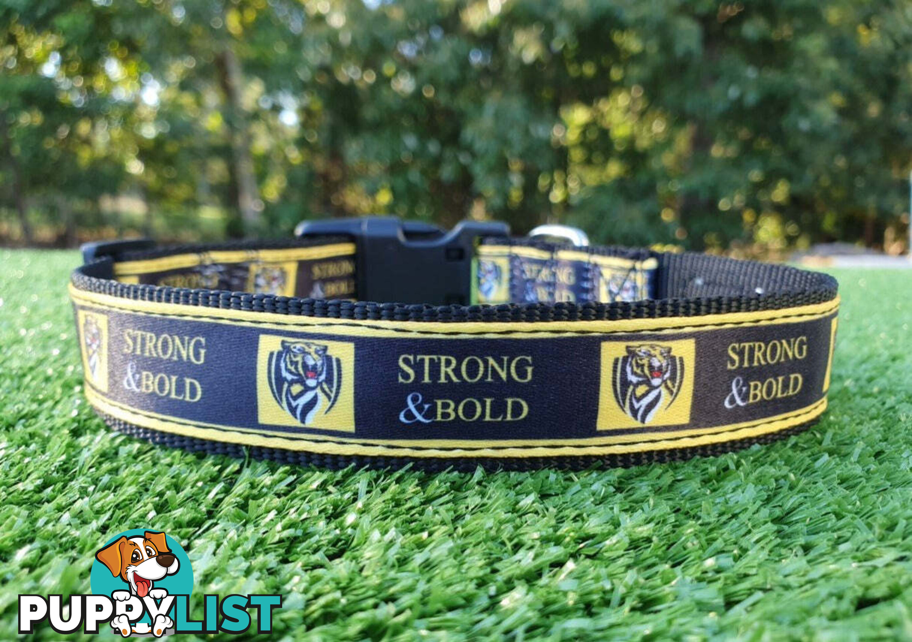 AFL Dog Collars, Footy - Aussie Rules - Moondidley Pets - MDPCOLAFLMFD