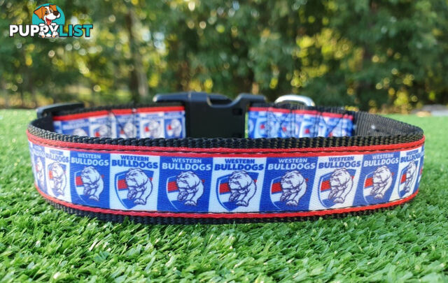 AFL Dog Collars, Footy - Aussie Rules - Moondidley Pets - MDPCOLAFLMFD