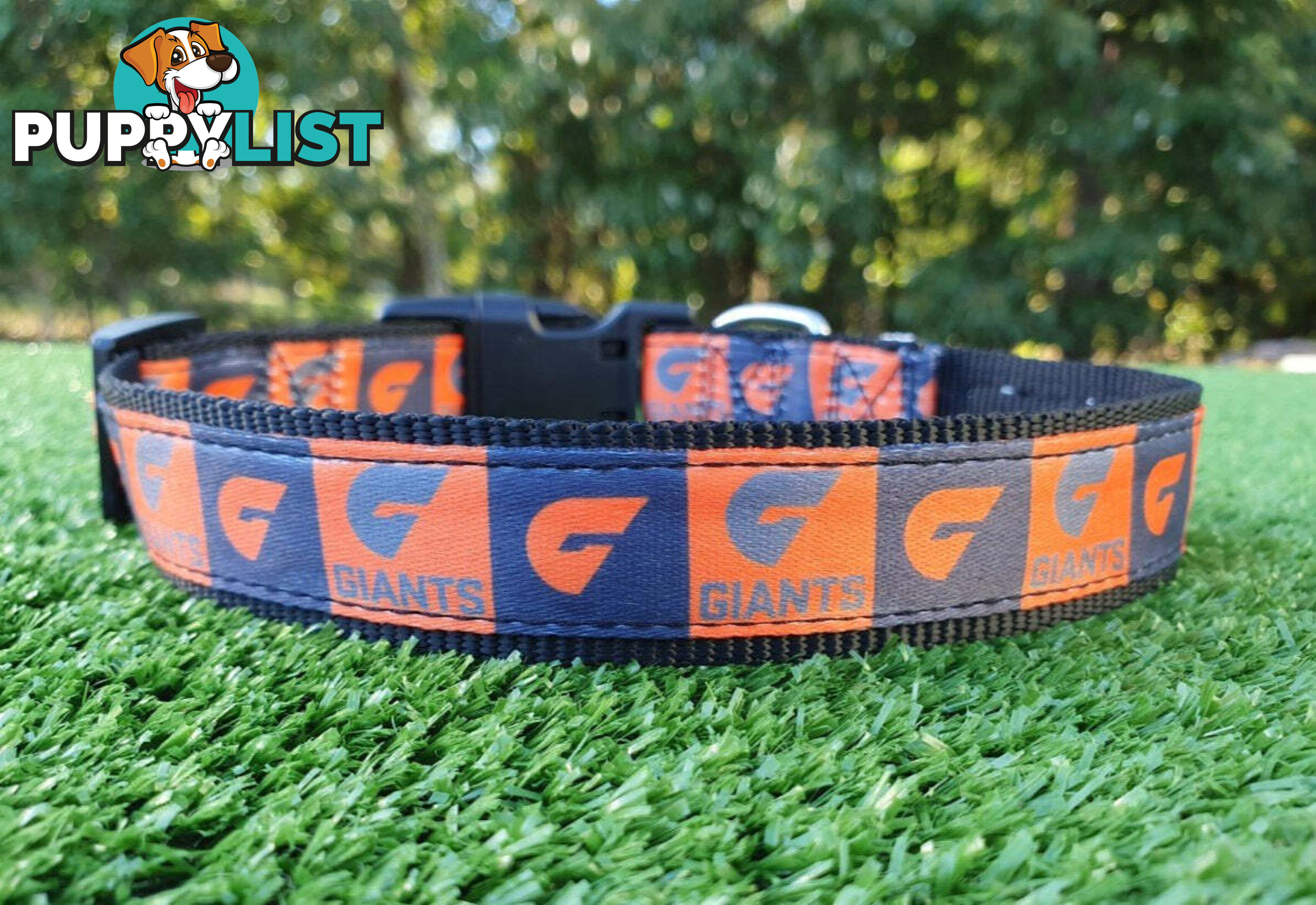 AFL Dog Collars, Footy - Aussie Rules - Moondidley Pets - MDPCOLAFLMFD