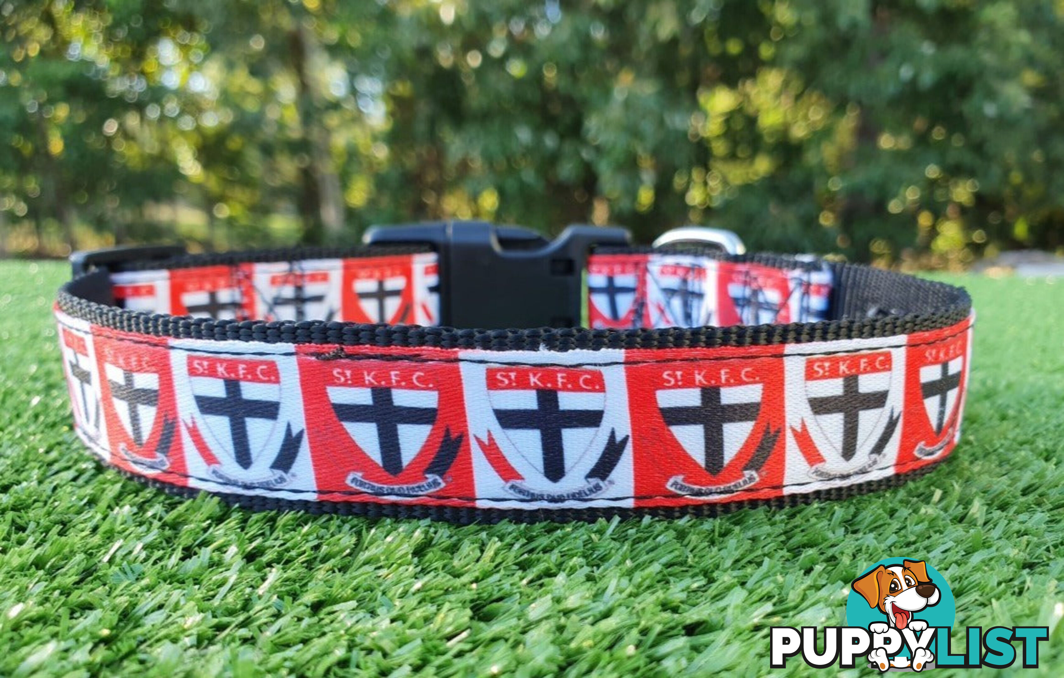 AFL Dog Collars, Footy - Aussie Rules - Moondidley Pets - MDPCOLAFLMFD