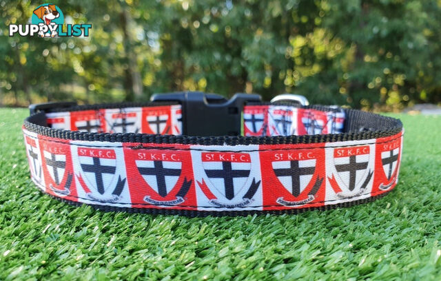 AFL Dog Collars, Footy - Aussie Rules - Moondidley Pets - MDPCOLAFLMFD