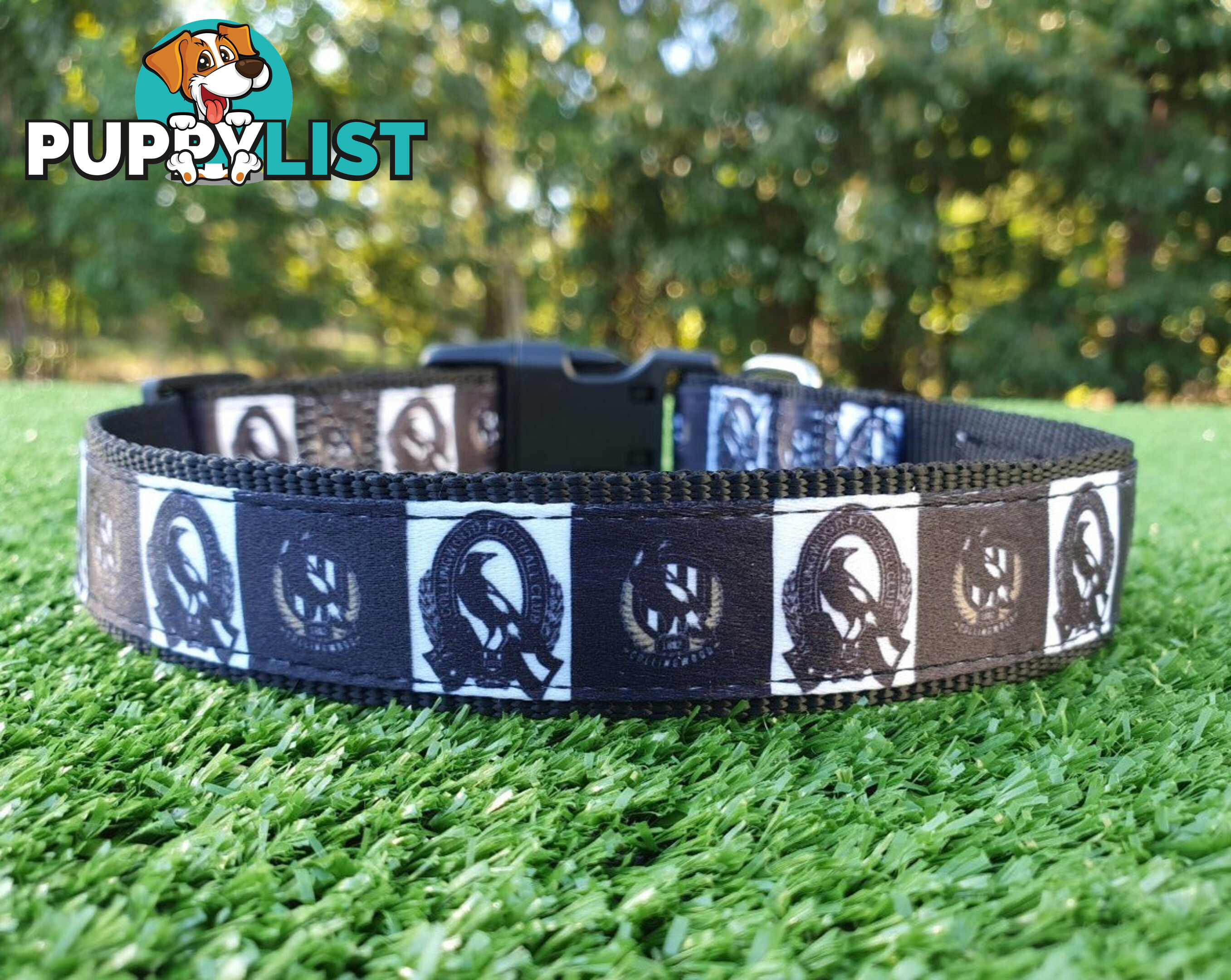 AFL Dog Collars, Footy - Aussie Rules - Moondidley Pets - MDPCOLAFLMFD