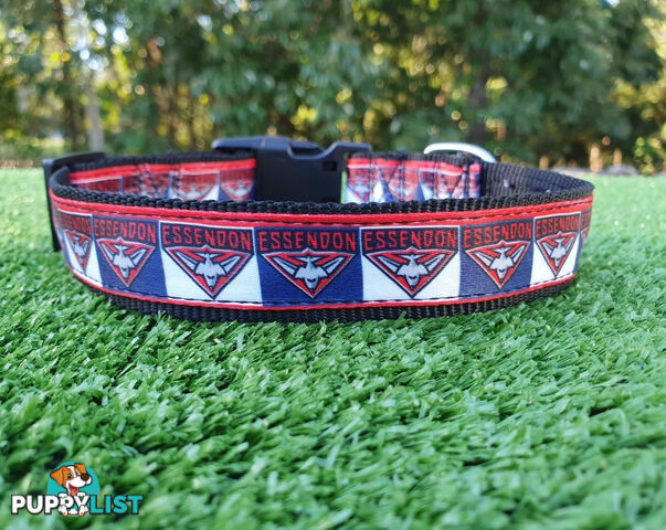AFL Dog Collars, Footy - Aussie Rules - Moondidley Pets - MDPCOLAFLMFD