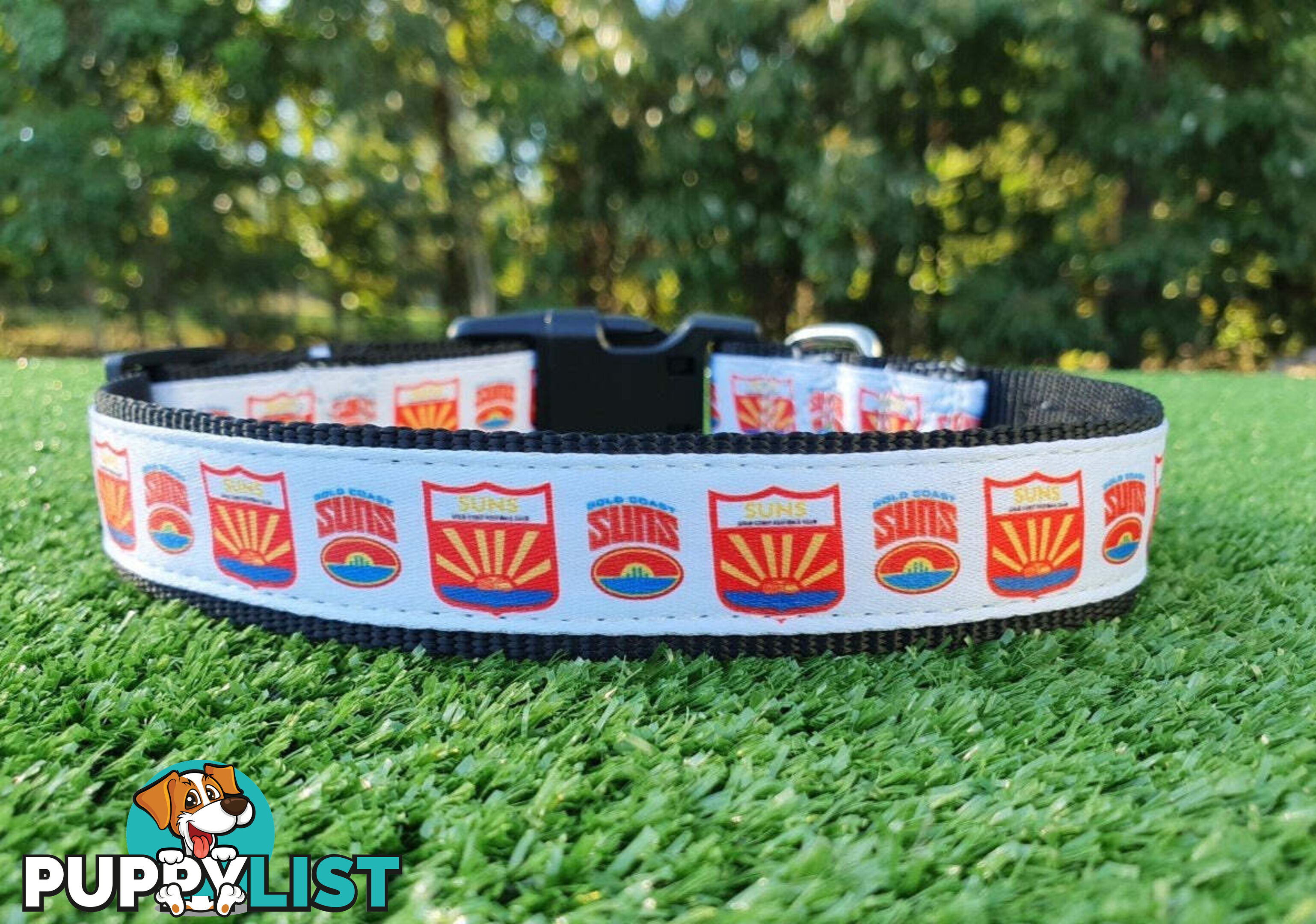 AFL Dog Collars, Footy - Aussie Rules - Moondidley Pets - MDPCOLAFLMFD