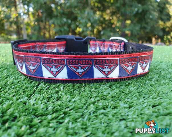 AFL Dog Collars, Footy - Aussie Rules - Moondidley Pets - MDPCOLAFLMFD