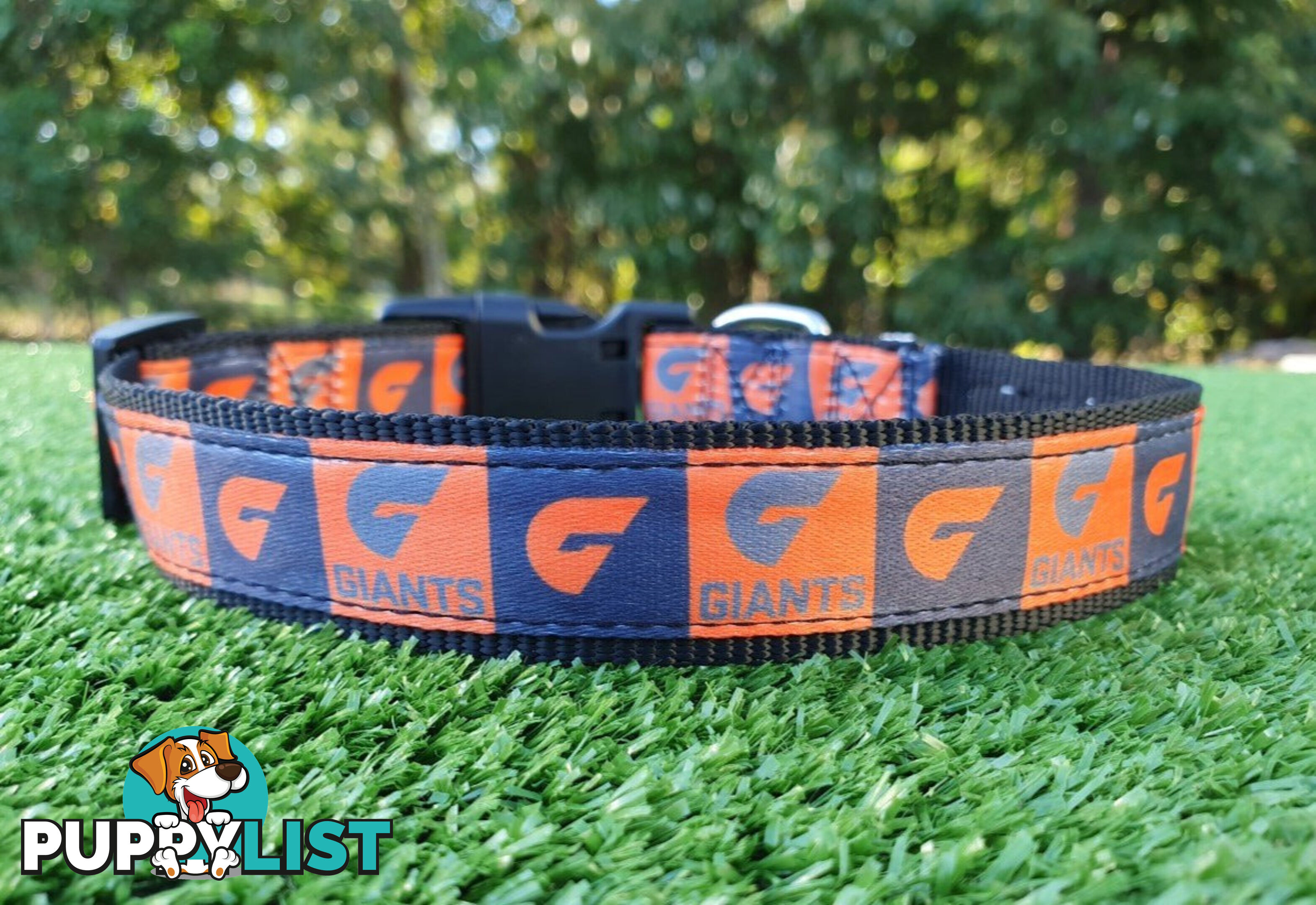 AFL Dog Collars, Footy - Aussie Rules - Moondidley Pets - MDPCOLAFLMFD