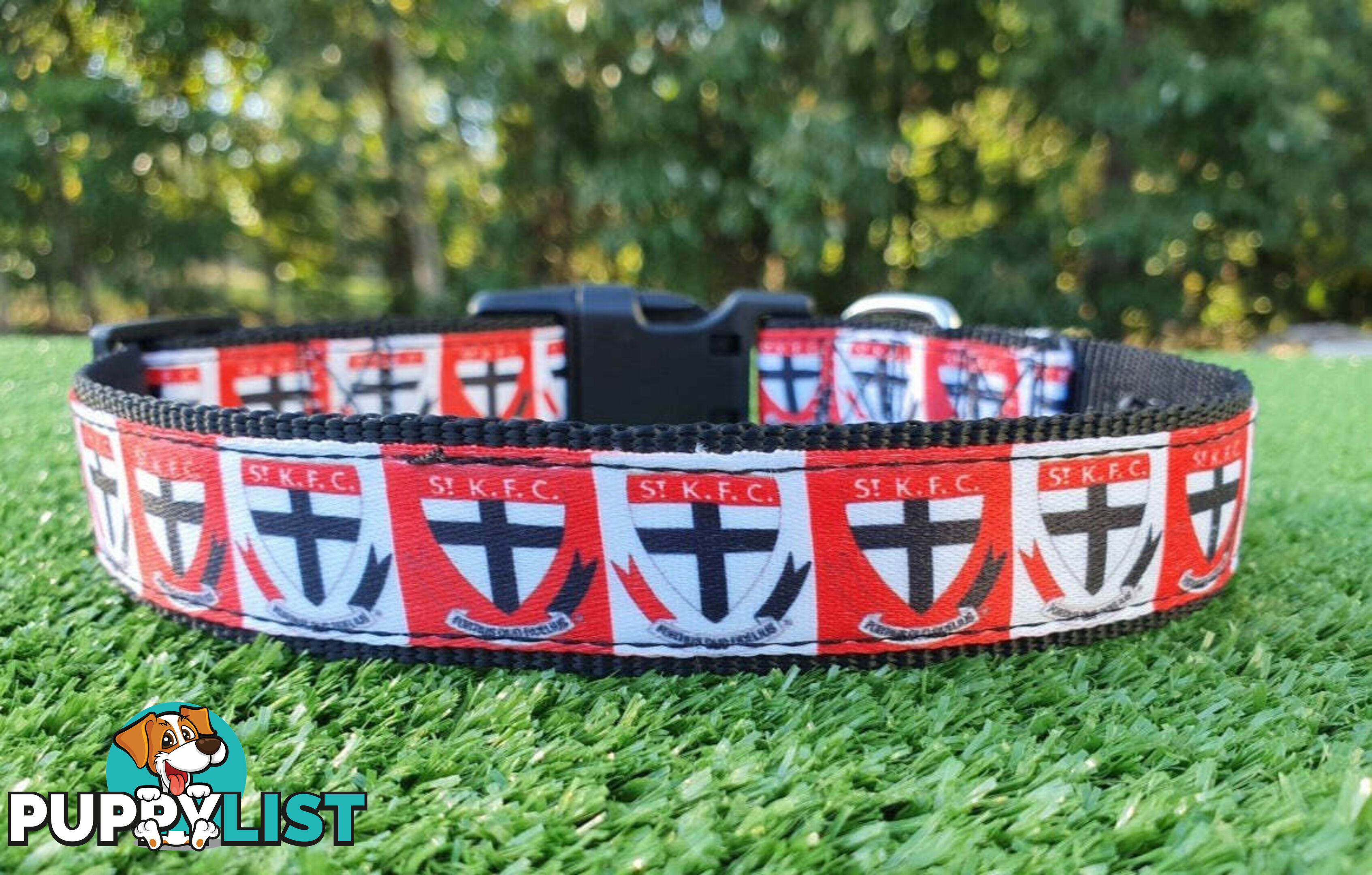 AFL Dog Collars, Footy - Aussie Rules - Moondidley Pets - MDPCOLAFLMFD