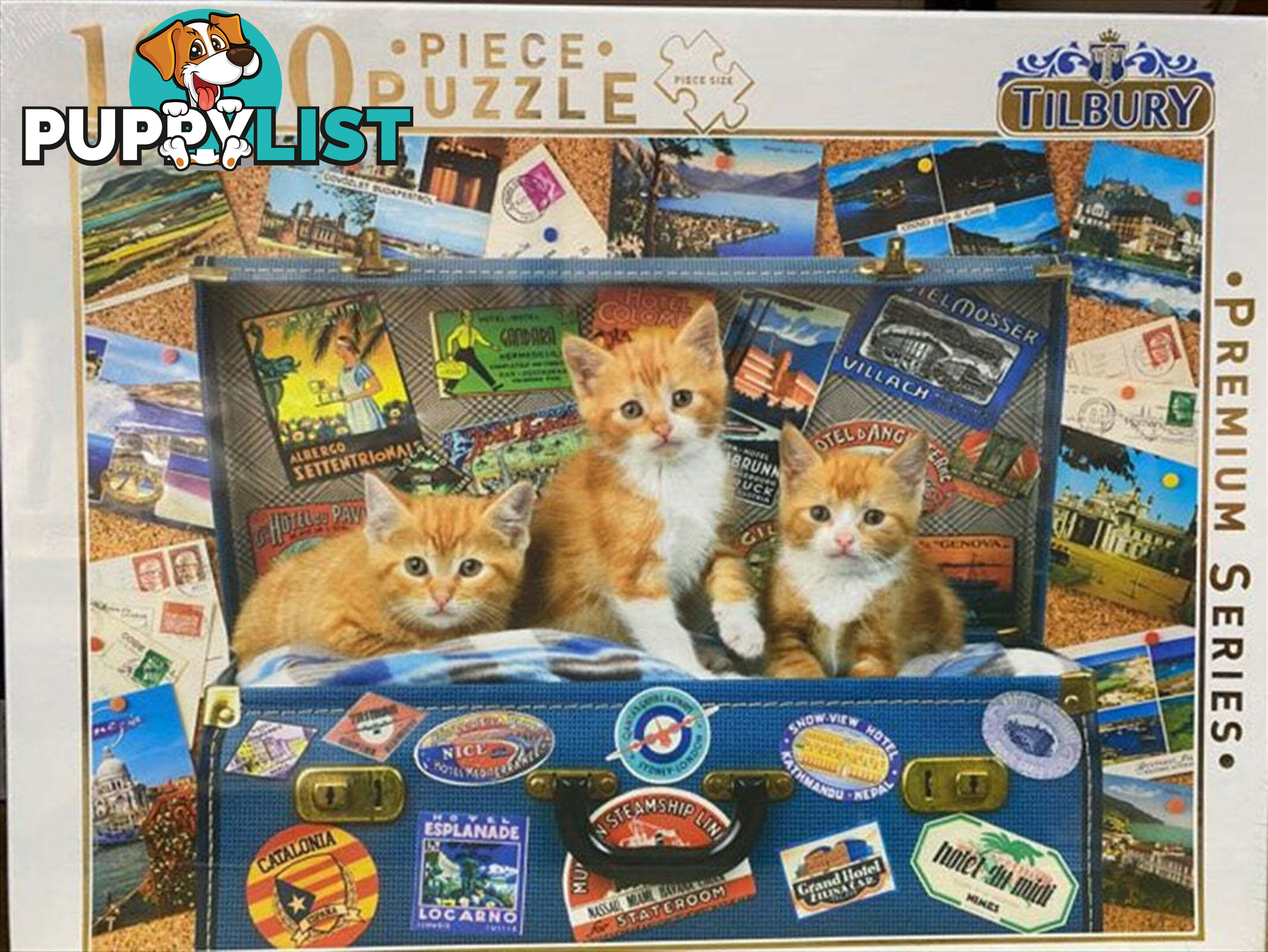 Kittens In Suitcase Comical Animals 1000 Piece Puzzle - V210-2644042