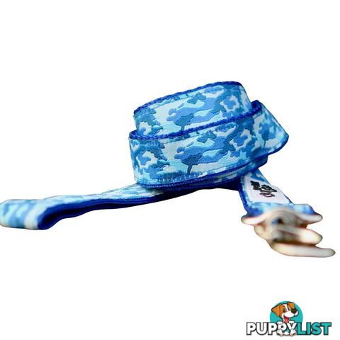 Camouflage Dog Lead / Dog Leash - Hand Made by The Bark Side - TBSLDCAMBLK251.5