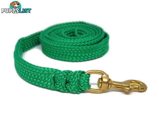 1.8m to 10m Long Dog Lead No Stitching Tough Yarnix 20mm Wide - YNXLD205BRBLU