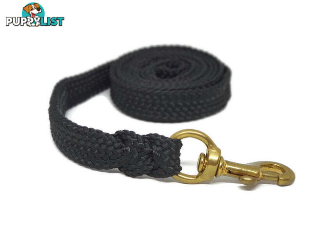 1.8m to 10m Long Dog Lead No Stitching Tough Yarnix 20mm Wide - YNXLD205BRBLU
