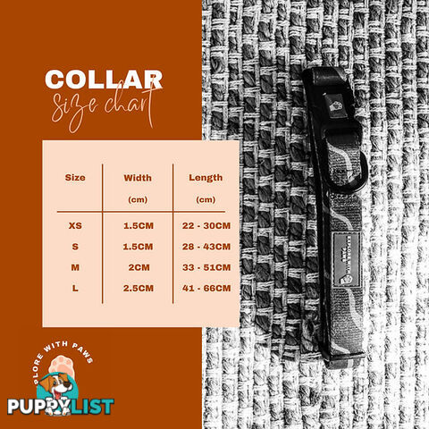 Designer Dog Collars by Explore with Paws - EWPCOLLTIGN