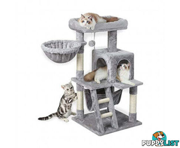 Floofi 104cm Plush Cat Condo Cat Tree - V227-3331641023080