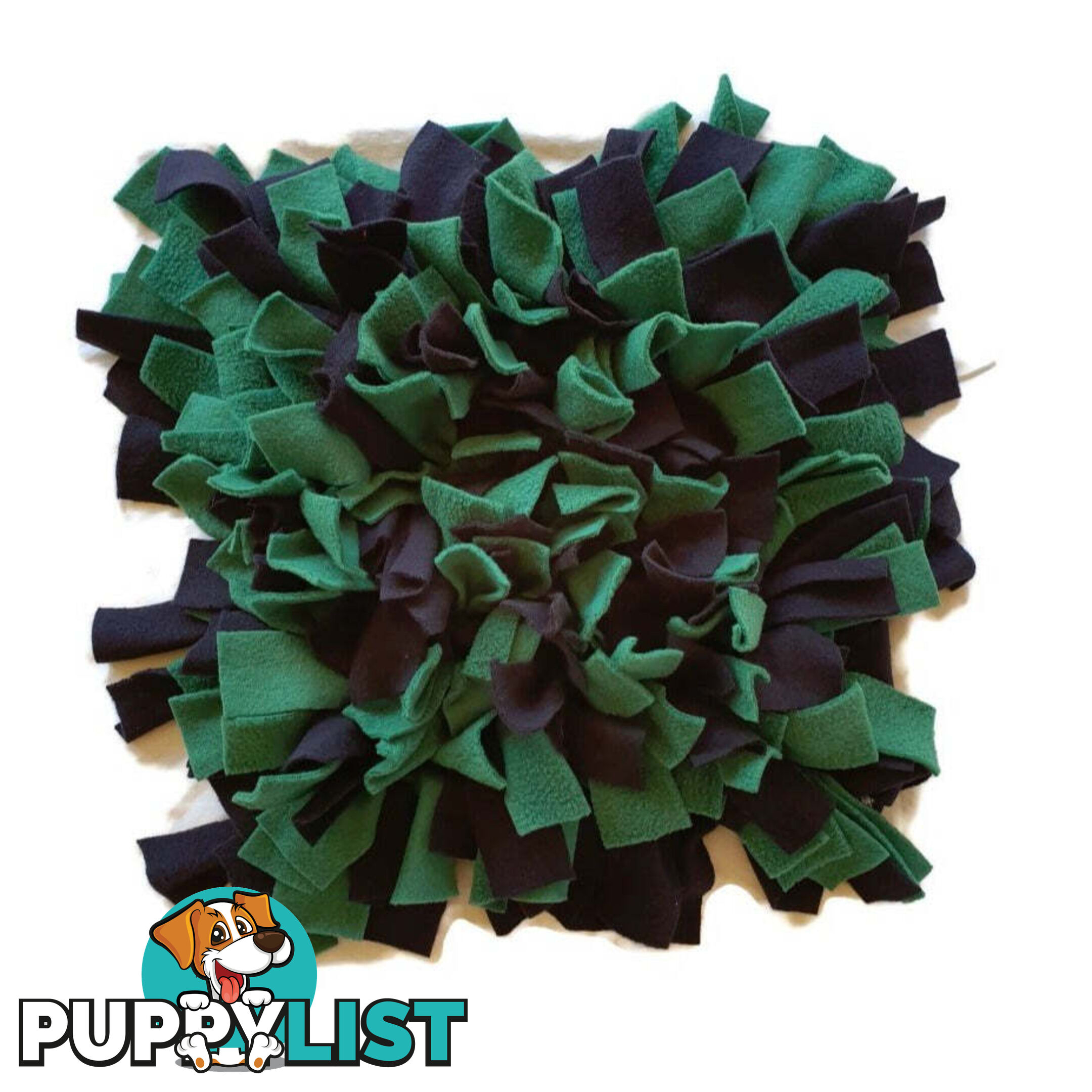 Snuffle Mats - Premium Heavy Duty Rubber Based - Pet Treat Play - Calms Anxiety - Slow Feeder - SNUFFLE-MED-NVGR