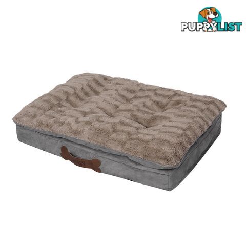 Dog Calming Bed Pet Cat Removable Cover Washable Orthopedic Memory Foam PaWz - WB-PT1058-XL-KH